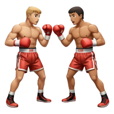 round two fight sticker