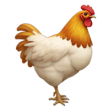 Poulet sous stéroïde  sticker