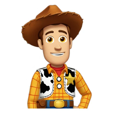 Woody toy story sticker