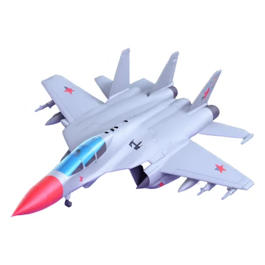 Su-57 fighter jet sticker