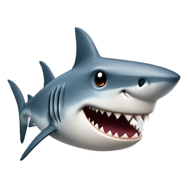 Shark with a top hats sticker