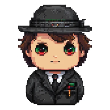 Штирлиц, the spy, with a mysterious expression sticker