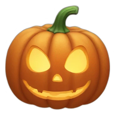 Halloween jack o lantern sticker