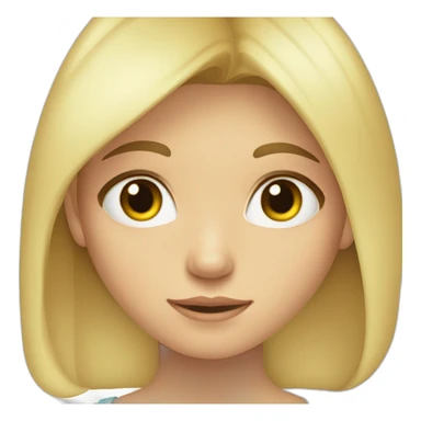 niña-rubia-ojos celestes sticker