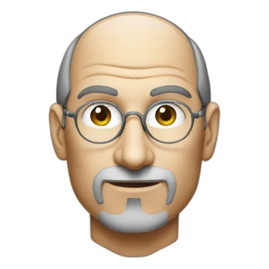 steve jobs head sticker