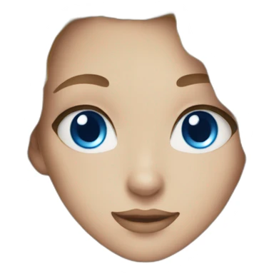 😻 with blue eyes sticker