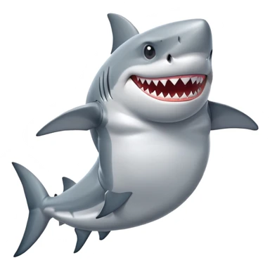 Shark with a tanktop sticker