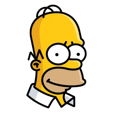 Homer Simpson sticker