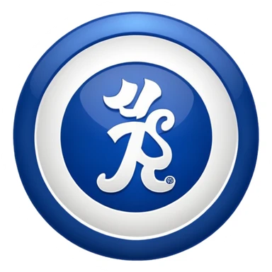 Un emoji avec seulement l'intérieur du logo de Chelsea  sticker