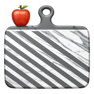 cutting board striped marble   sticker