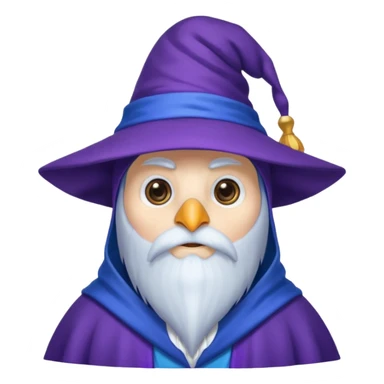 Penguin Wizard sticker