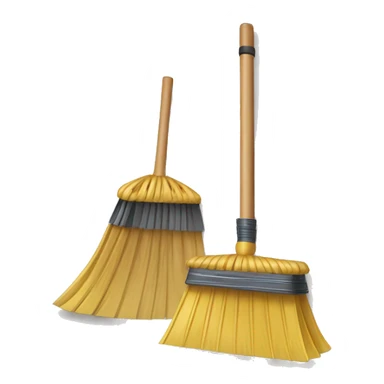Broom and dustpan  sticker