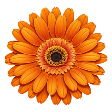 Hi, can you please create orange gerbera sticker