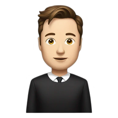 elon-musk-in-a-dress sticker