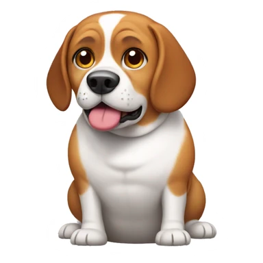 fat beagle sticker