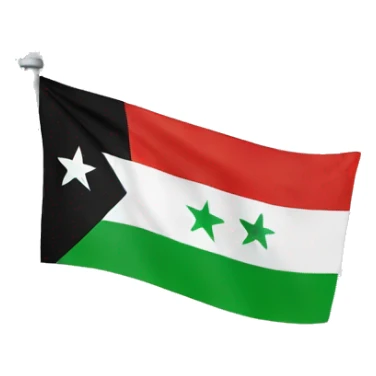New Syrian flag  sticker