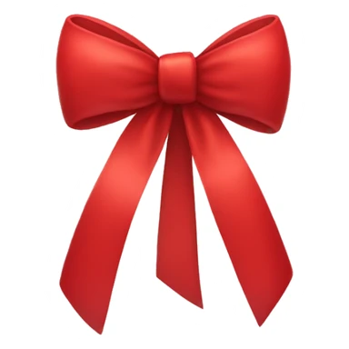 Red bow sticker