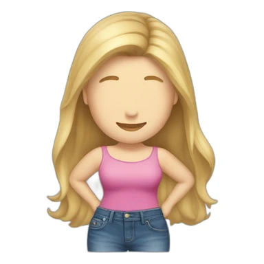 beautiful caucasian girl bum sticker