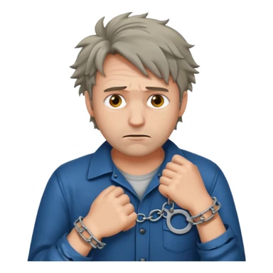 Arrested crook sticker