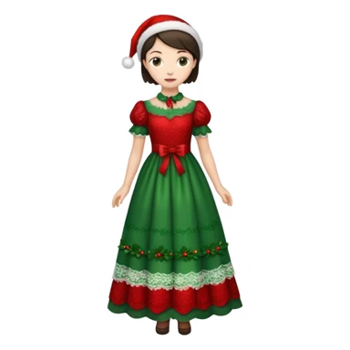 Christmas Emily Dickinson Full body sticker