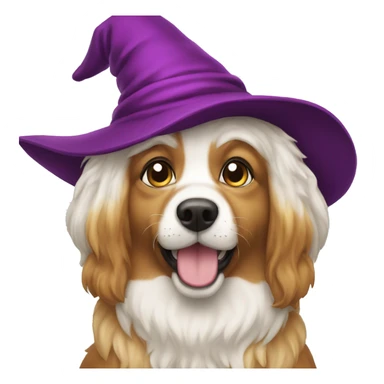 WIZARD DOG WITH BIFOICALS sticker