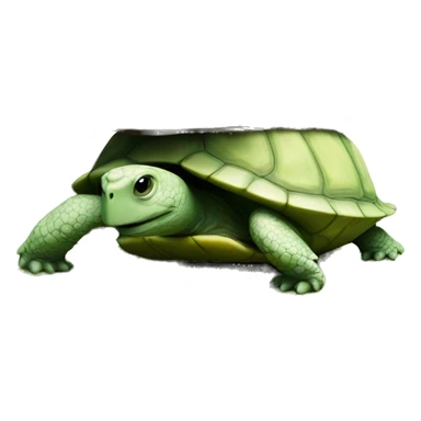 A house on a turtle  sticker
