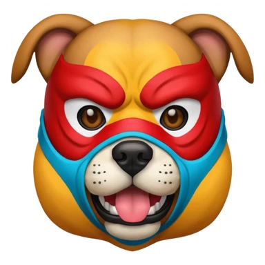 un perro luchador sticker