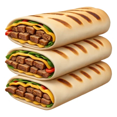 a shawarma sticker