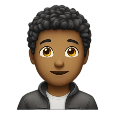 Boy with best personality sticker