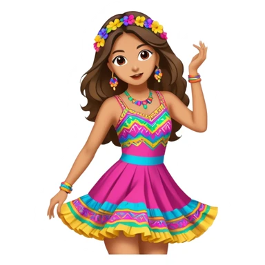 elena bailando cumbia con  kpop sticker