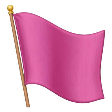 Pink flag emoji sticker