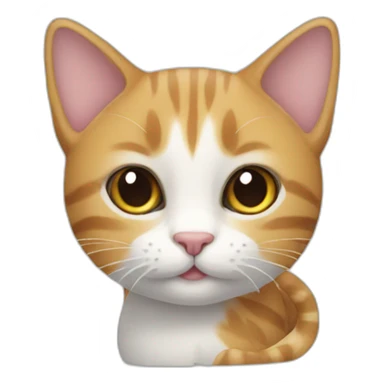 Mini cat sticker