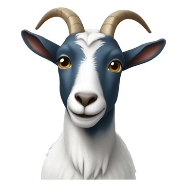 Goat blue sticker
