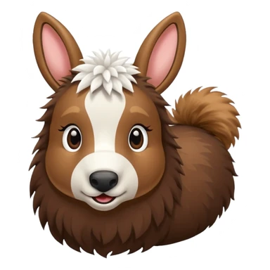 mules with a pom-pom sticker