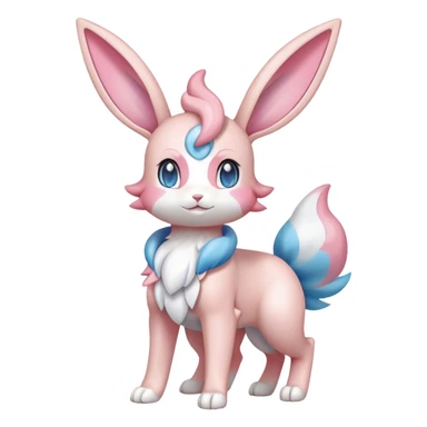 Sylveon-Bunny-Pokémon full body sticker