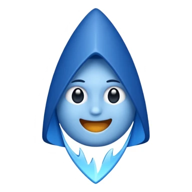 сгенерируй emoji для shard vpn в темно синих тонах sticker