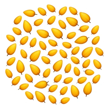 Seeds. Transparent background sticker