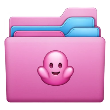 windows 10 folder light giltter pink sticker
