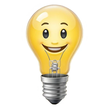 thumbs up and light bulb sticker