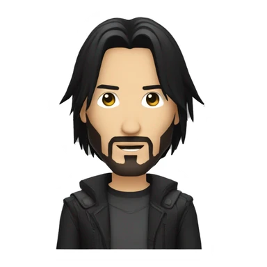 cyberpunk keanu reaves sticker
