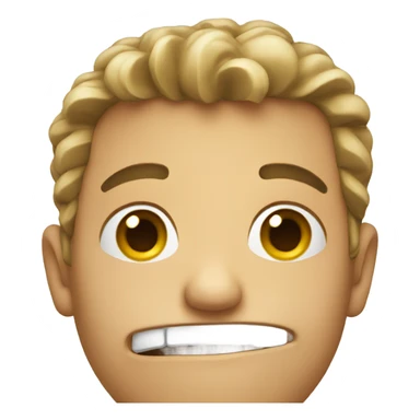 Cringe face  sticker