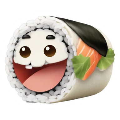 sushi roll sticker