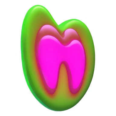 Juicy booty neon sign style man in love  sticker