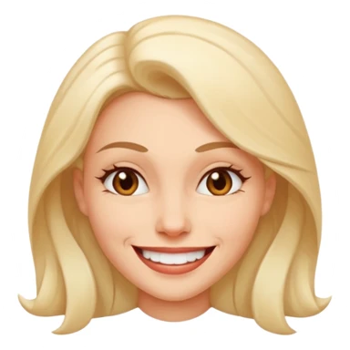 	facial Upselling scam women fake sympathetic smile, predatory grin, saccharine smile, smirk sticker