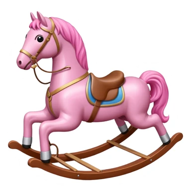 pink Rocking Horse sticker