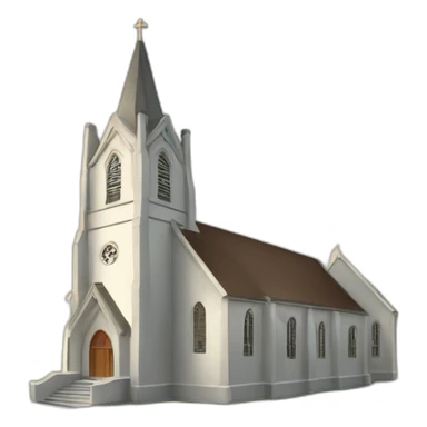 Anglican church building sticker