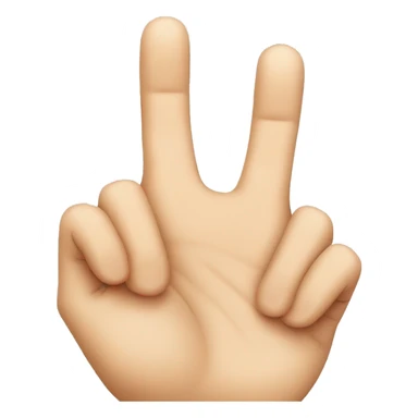 Hands with little finger up sticker