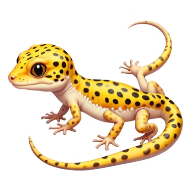 A leopard gecko sticker