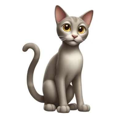 Very excited cat sticker