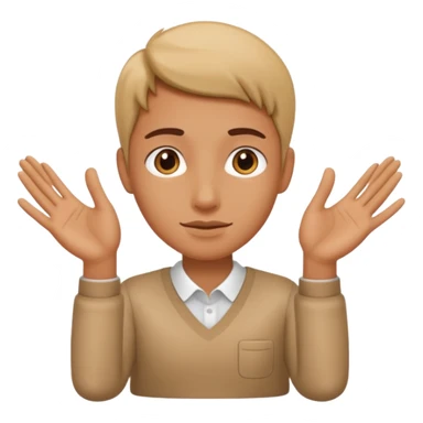 Enjoying hands sticker